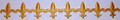 Trim - Fleur de Lis Satin Cutout