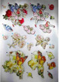 Metallic 3-D Pre-cut Fairy with White Roses
