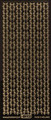 Outline Swirl Border - Black/Gold