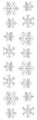 Sticker Strip - Snowflakes