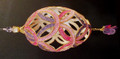 Geometric Carved & Glittered Egg
