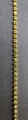 Rhinestone Chain - ss8.5 Olivine - Gold Plated