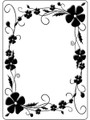 Pansy Frame Embossing Folder