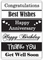 General Greetings Embossing Folder