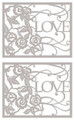 Laser-Cut Sticker - Love in Bloom