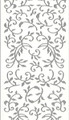 Outline Leaf Flourish - Silver