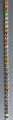 Rhinestone Chain - ss8.5 Dark Multi - Gold Plated