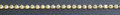 Rhinestone Chain - ss12 Crystal AB  - Gold Plated