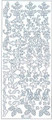 Outline Decorative Leaves and Scrolls - Silver