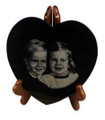 0212 - 10" Engraved Marble Heart Plaque