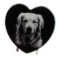 0211 - 8" Engraved Marble Heart Plaque