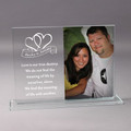 Glass Photo Stand - 4x6 Vertical