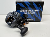 OKUMA CW-354DA LOW PROFILE COLD WATER "A" LINE COUNTER REEL WITH FREE DRAG UPGRADE