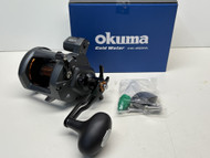 OKUMA CW-45DHA COLD WATER "A" HIGH SPEED LINE COUNTER REEL WITH FREE DRAG UPGRADE