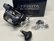 SHIMANO TEKOTA 800PGLC LINE COUNTER REEL WITH FREE DRAG UPGRADE