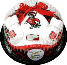 NC State Wolfpack Piece of Cake Baby Gift Set