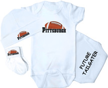 Pittsburgh Football Baby 3 Piece Set