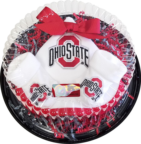 Ohio State Buckeyes Piece of Cake Baby Gift Set