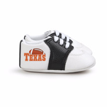 Texas Football Pre-Walker Baby Shoes - Black Trim