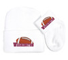 Washington Football Newborn Baby Knit Cap and Socks Set