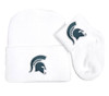 Michigan State Spartans Newborn Baby Knit Cap and Socks Set