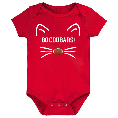 Houston Football FANimals Baby Bodysuit -RED