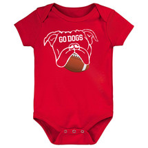 Georgia Football FANimals Baby Bodysuit -RED