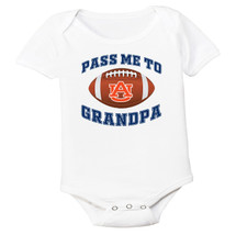 Auburn Tigers Pass Me to GrandPa Baby Bodysuit 