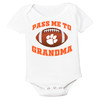Clemson Tigers Pass Me To GrandMa Baby Bodysuit