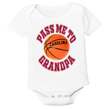 South Carolina Pass Me To GrandPa Basketball Baby Bodysuit
