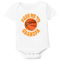 Tennessee Pass Me To GrandPa Basketball Baby Bodysuit