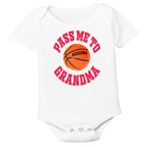 Arizona Pass Me To GrandMa Basketball Baby Bodysuit