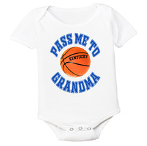 Kentucky Pass Me To GrandMa Basketball Baby Bodysuit