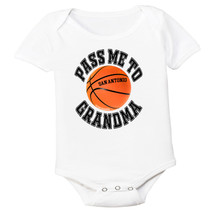 San Antonio Pass Me To GrandMa Basketball Baby Bodysuit