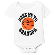 Colorado Basketball Pass Me to GrandPa Baby Bodysuit