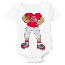 Ohio State Buckeyes Heads Up! Football Baby Bodysuit