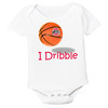 Ohio State Buckeyes Officially Licensed 100% Cotton I Dribble Baby Bodysuit 