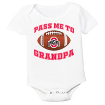 Ohio State Buckeyes Officially Licensed 100% Cotton Pass Me To GrandPA Baby Bodysuit Bodysuit