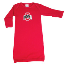 Ohio State Buckeyes Baby Layette Gown - Red