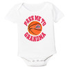 Future Tailgater Ohio State Buckeyes Officially Licensed 100% Cotton Pass Me to GrandMA BASKETBALL Baby Bodysuit