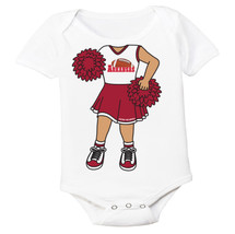 Heads Up! Cheerleader Baby Bodysuit for Arkansas Football Fans