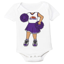 Heads Up! Cheerleader Baby Bodysuit for Baltimore Football Fans