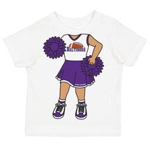 Heads Up! Cheerleader Baby/Toddler T-Shirt for Baltimore Football Fans