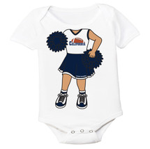Heads Up! Cheerleader Baby Bodysuit for California Football Fans