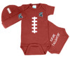 Michigan State Spartans Baby Football Onesie and Cap Set