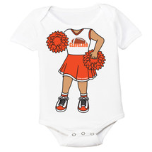 Heads Up! Cheerleader Baby Bodysuit for Cleveland Football Fans