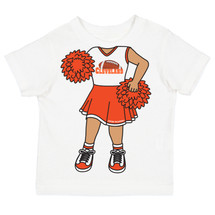 Heads Up! Cheerleader Baby/Toddler T-Shirt for Cleveland Football Fans