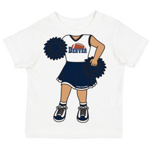 Heads Up! Cheerleader Baby/Toddler T-Shirt for Denver Football Fans