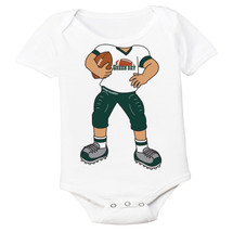 Heads Up! Football Player Baby Bodysuit for Green Bay Football Fans