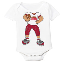 Heads Up! Football Player Baby Bodysuit for Indiana Football Fans